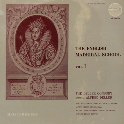 The English Madrigal School Vol. I