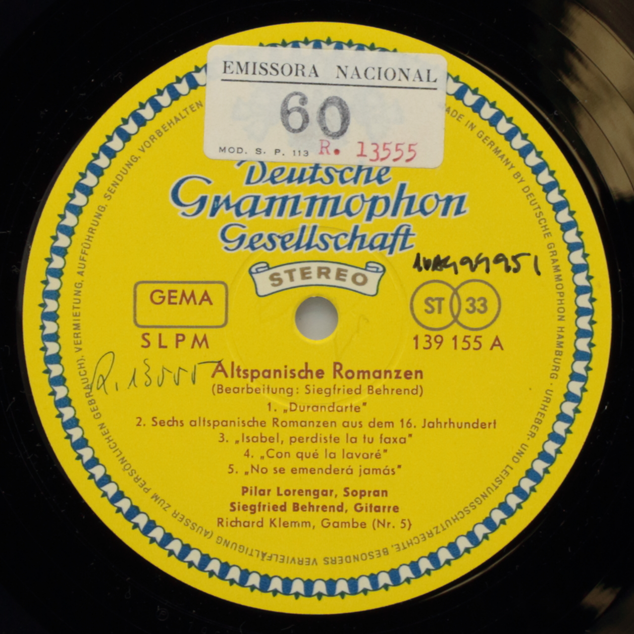 Altspanische Romanzen und Volkslieder