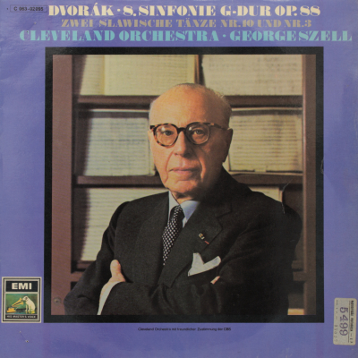 Dvorak: Sinfonie Nº 8 G-dur op. 88; Zwei Slawische Tänze Nº 10 und Nº 3