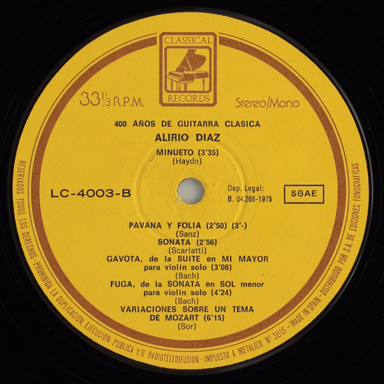 400 años de guitarra clasica