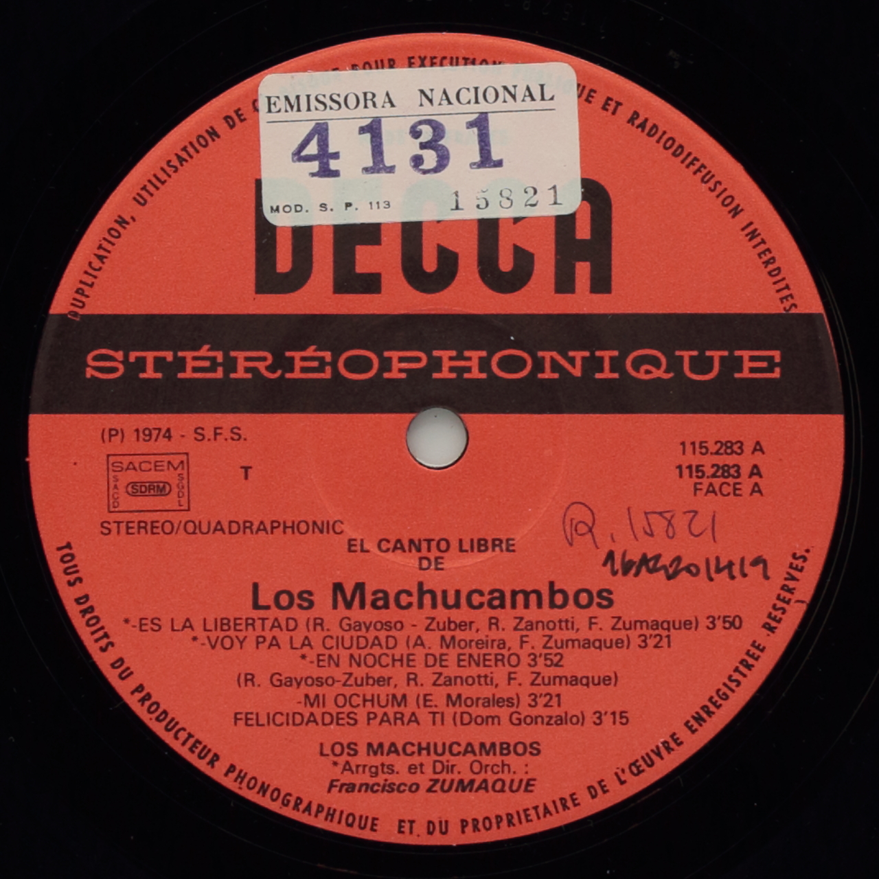 El canto libre de Los Machucambos