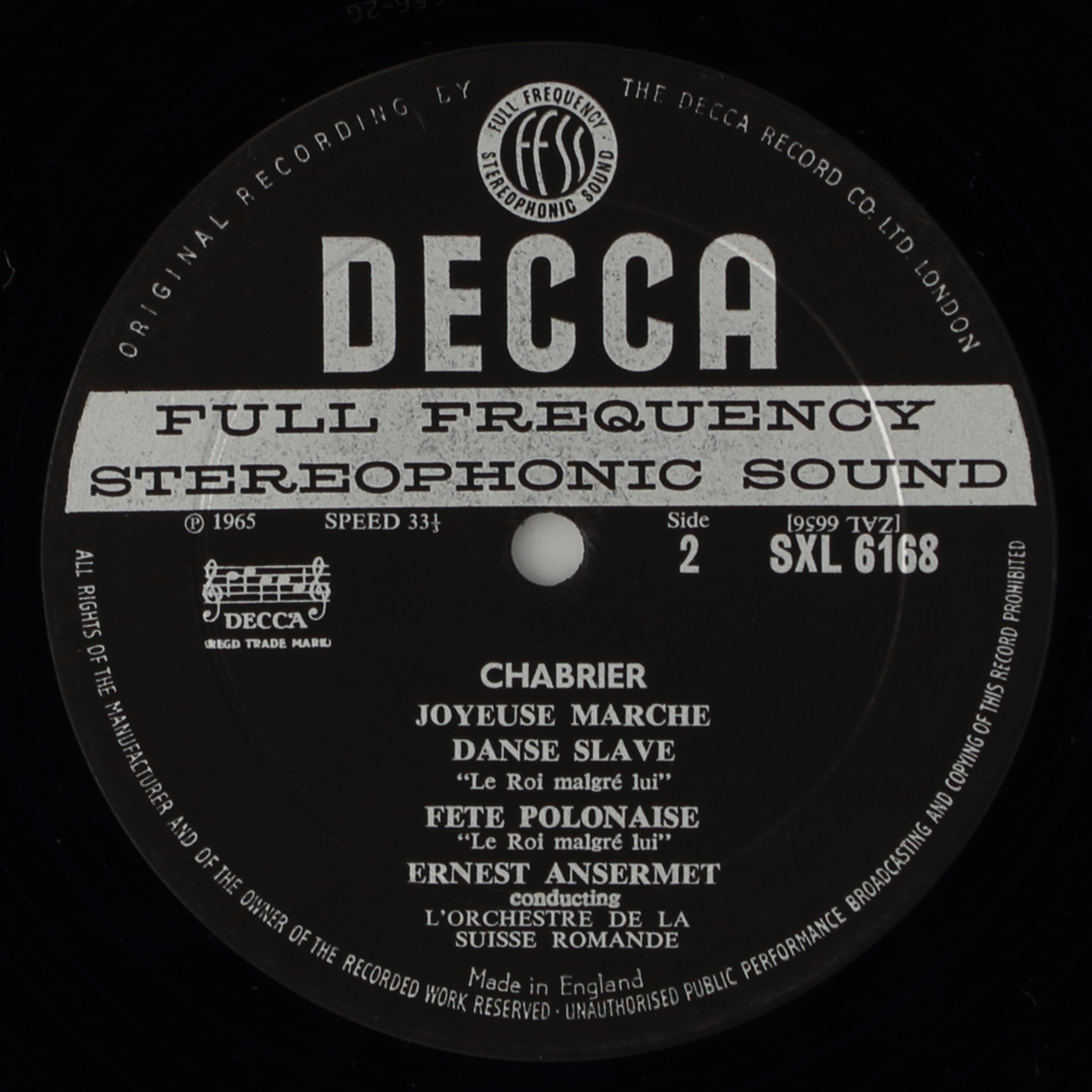 Chabrier: Ansermet Conducts Chabrier