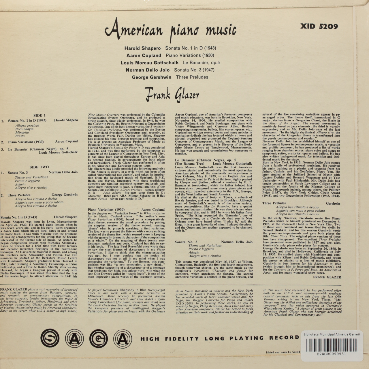 American Piano Music
