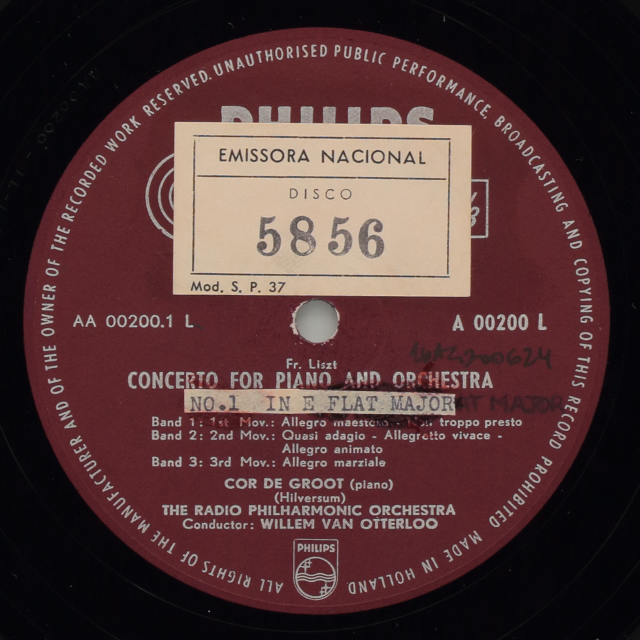 Liszt: Concerto for piano and orchestra No. 1 in E flat major; Concerto for piano and orchestra No. 