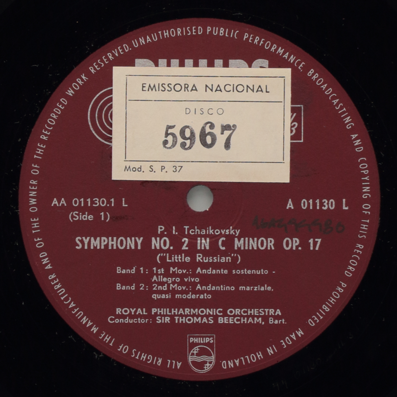 Tchaikovsky: Symphony No. 2 in C minor, Op 17 - Little Russian