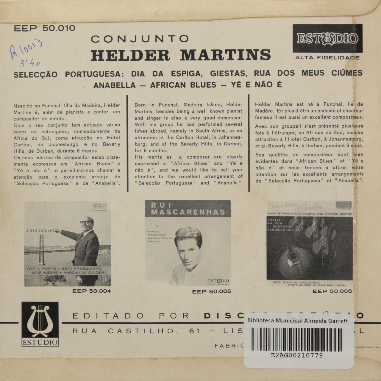 Conjunto Hélder Martins no Carrousel