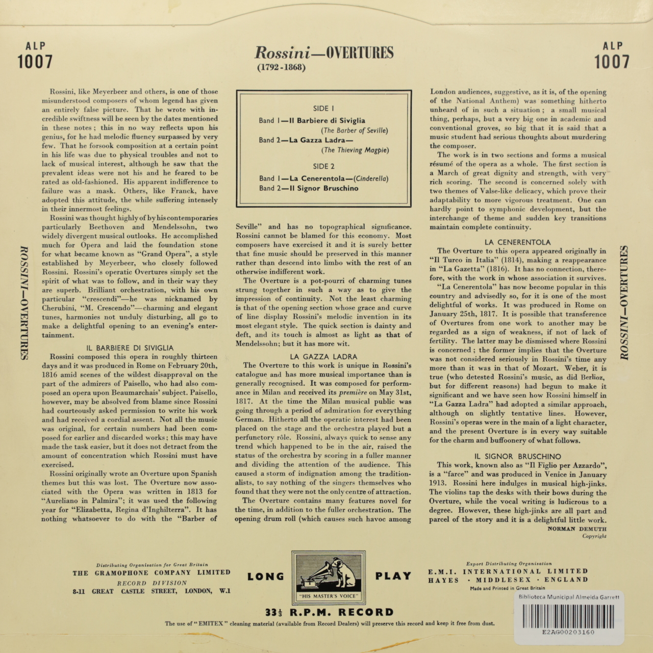 Rossini: Overtures