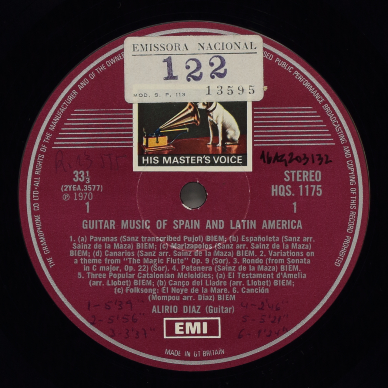Guitar Music of Spain and Latin America