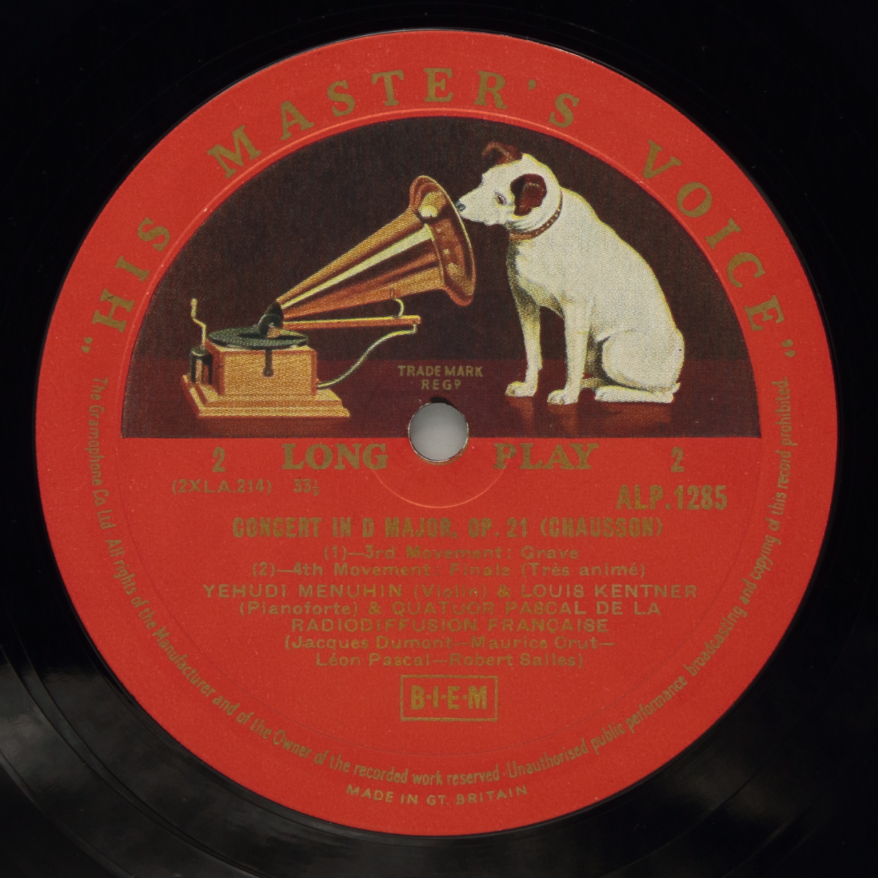 Chausson: Concerto in D Major, Op. 21
