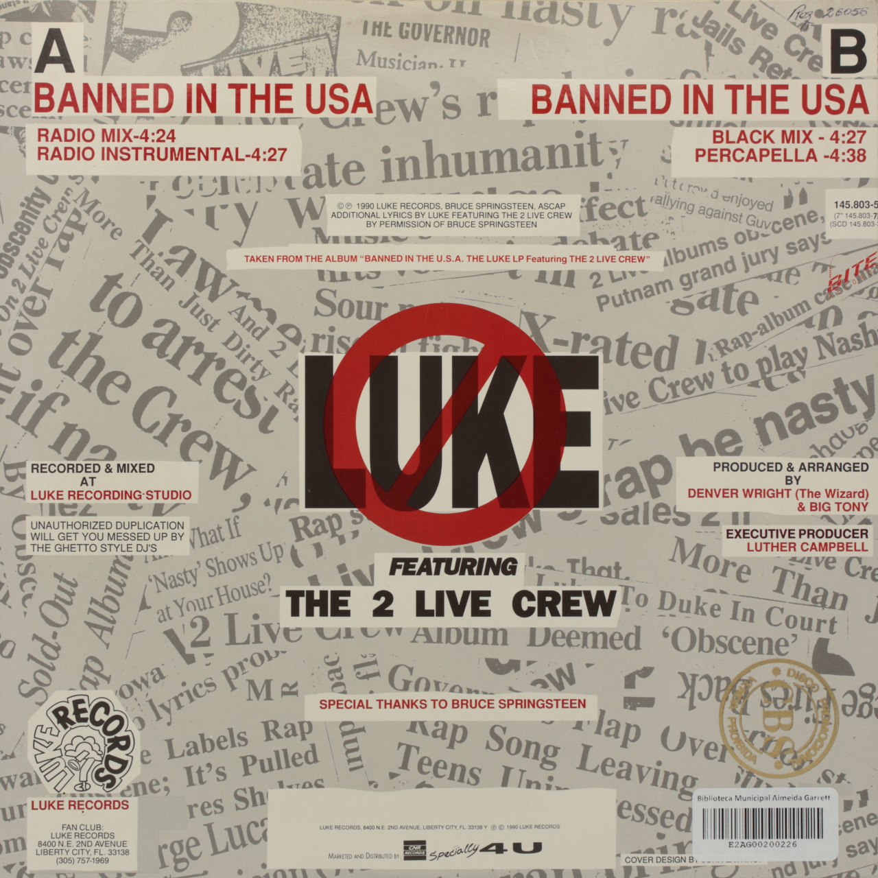 Banned in the USA