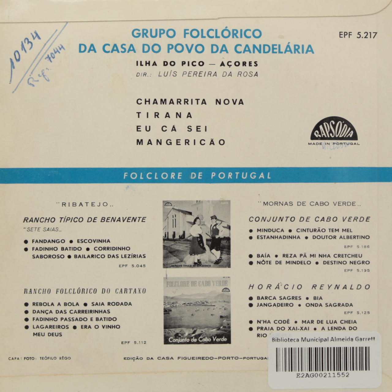 Grupo Folclórico da Casa do Povo da Candelária