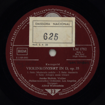 Korngold: Violinkonzert in D / Lalo: Symphonie Espagnole
