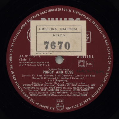 Gershwin: Porgy and Bess