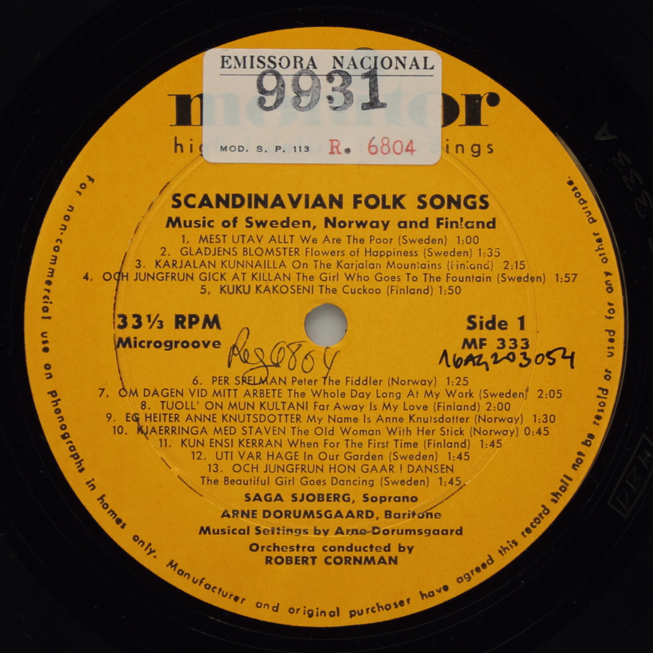 Scandinavian Folk Songs - Music of Sweden, Norway and Finland