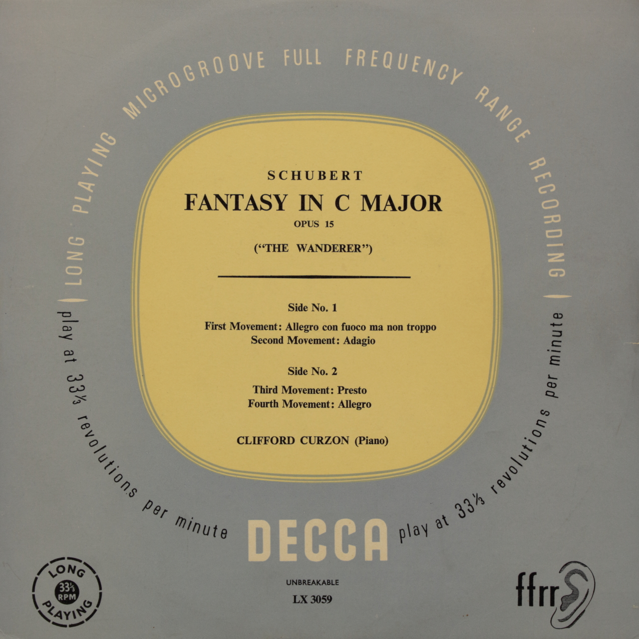 Schubert: Fantasy in C Major Opus 15 - The Wanderer