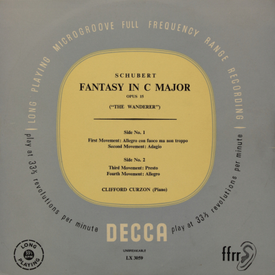 Schubert: Fantasy in C Major Opus 15 - The Wanderer
