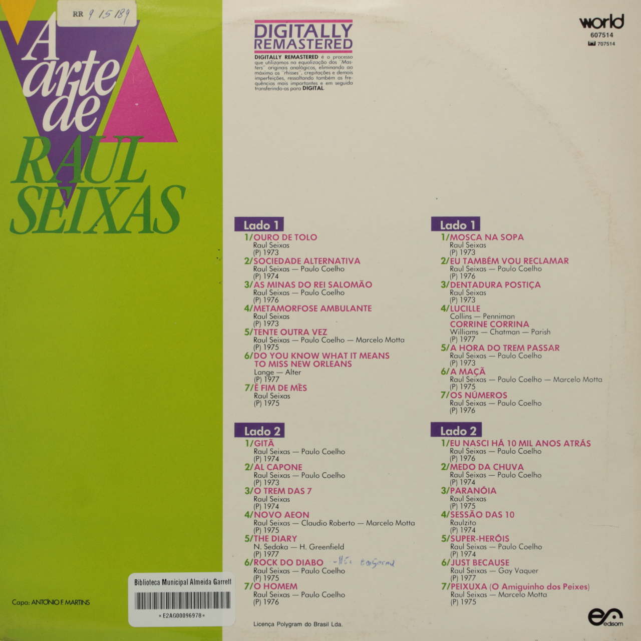 A arte de Raúl Seixas
