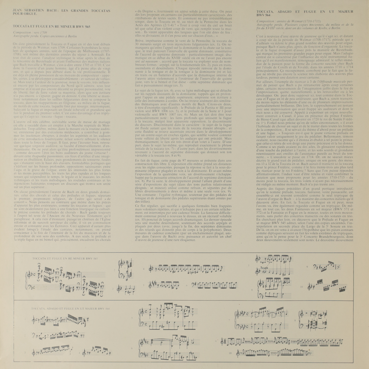 Bach: Les Grandes Toccatas