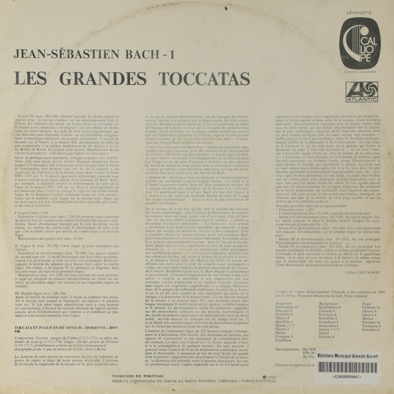 Bach: Les Grandes Toccatas