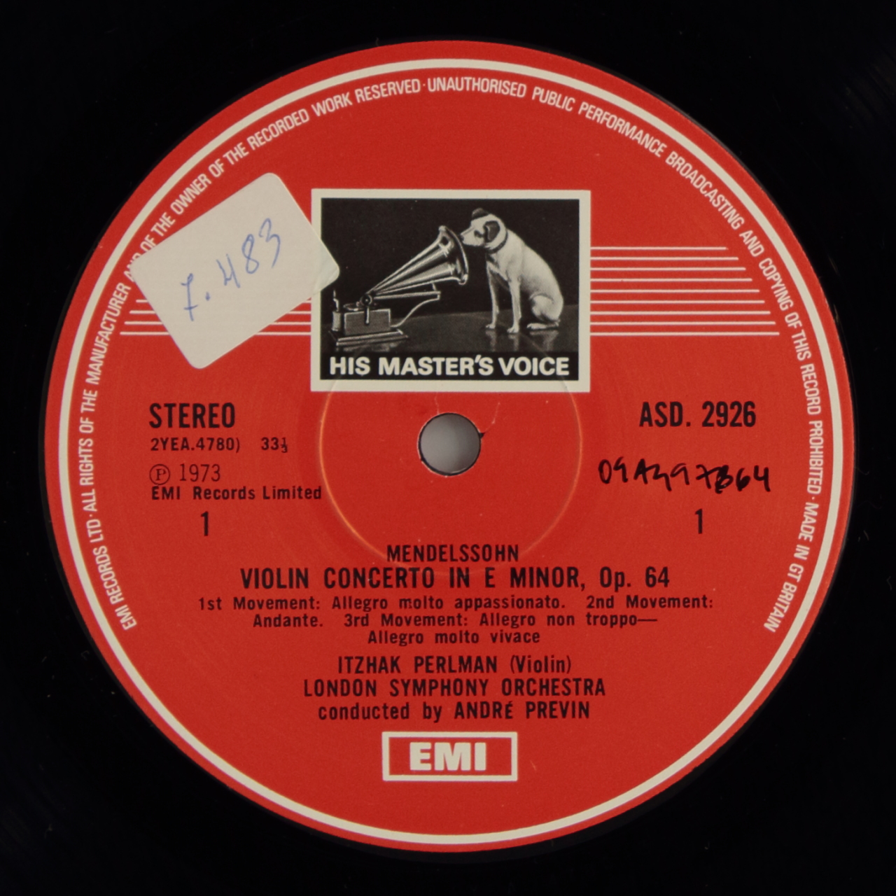 Mendelssohn: Violin Concerto / Bruch: Violin Concerto No. 1