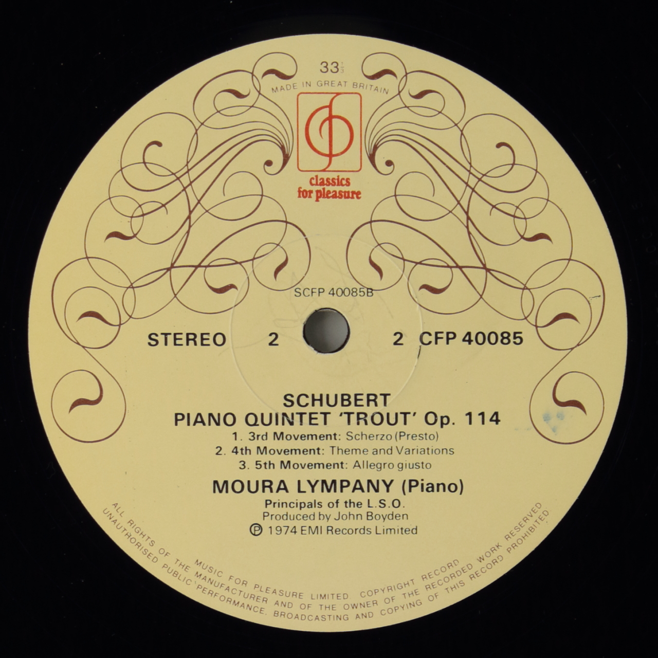 Schubert: Trout Quintet