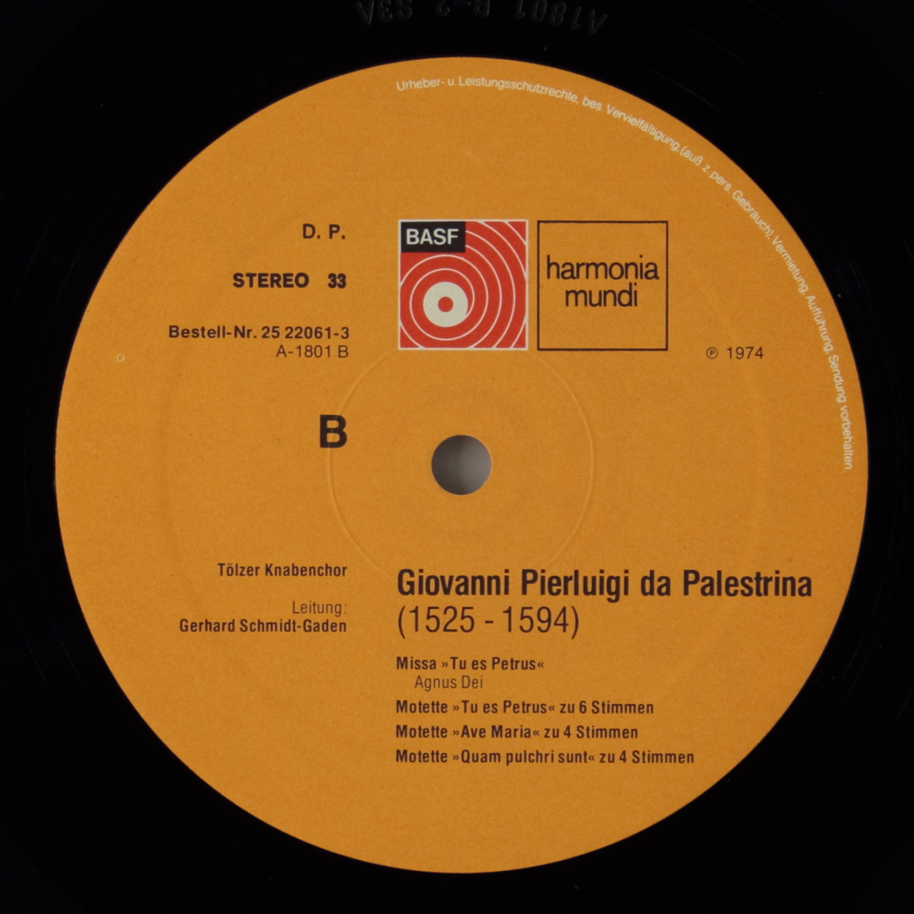 Palestrina: Missa Tu es Petrus; Motetten