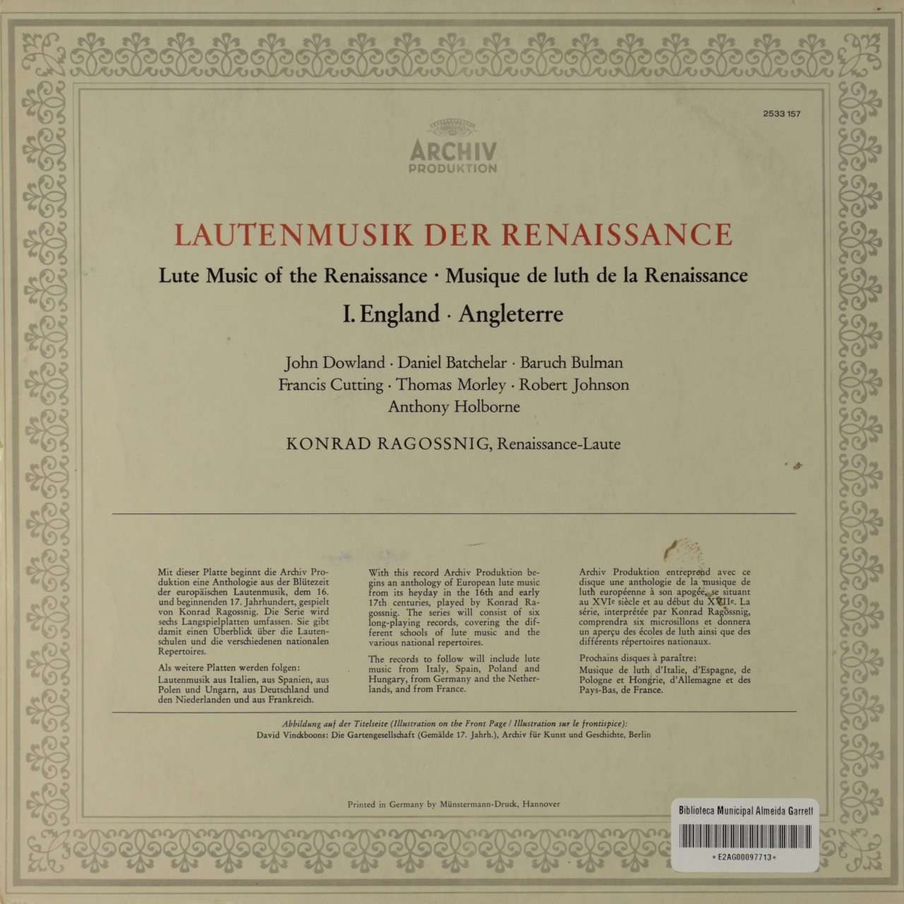 Musik für Laut - I. England