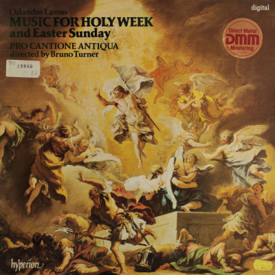 Lasso: Music for the Holy Week and Easter Sunday