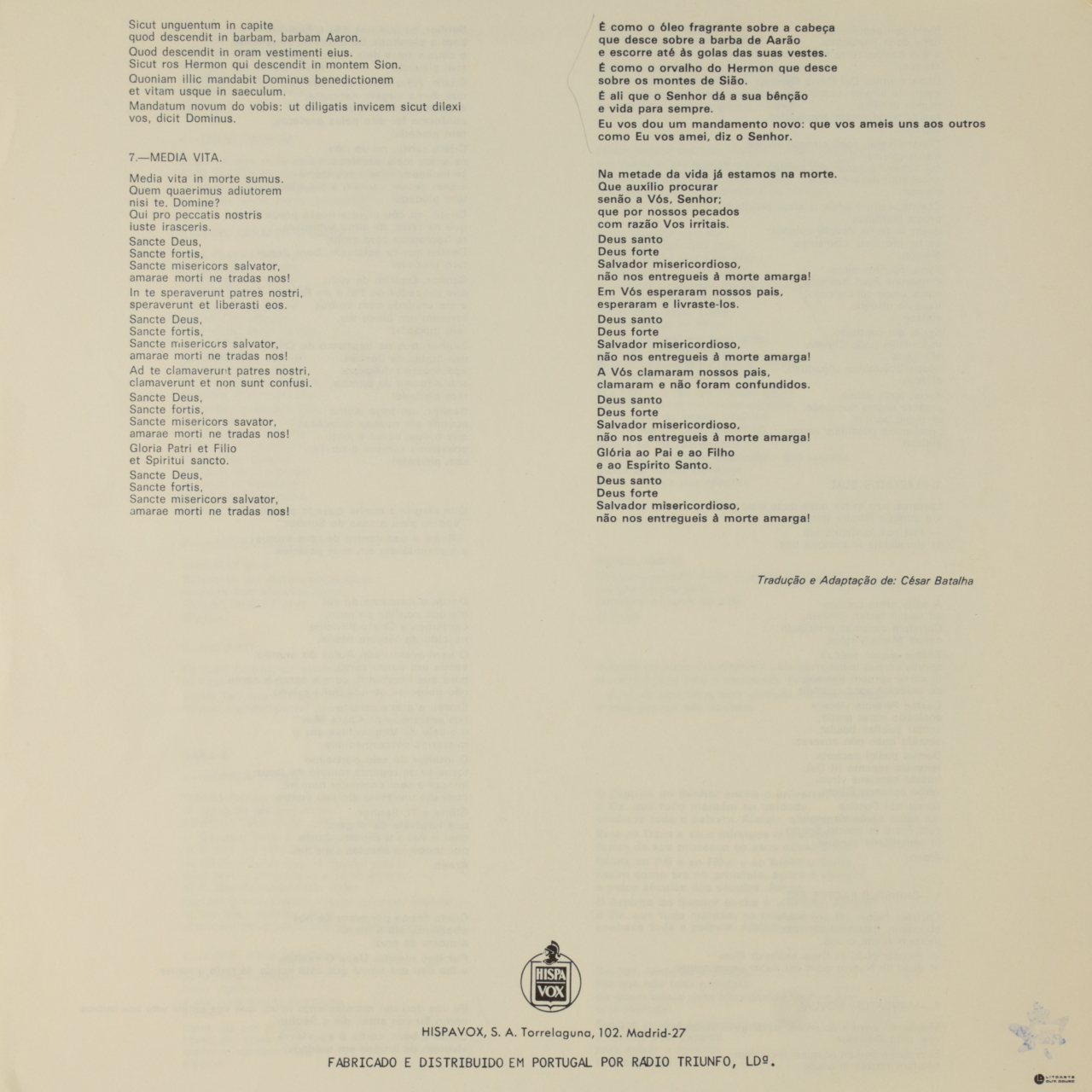Obras maestras del canto gregoriano