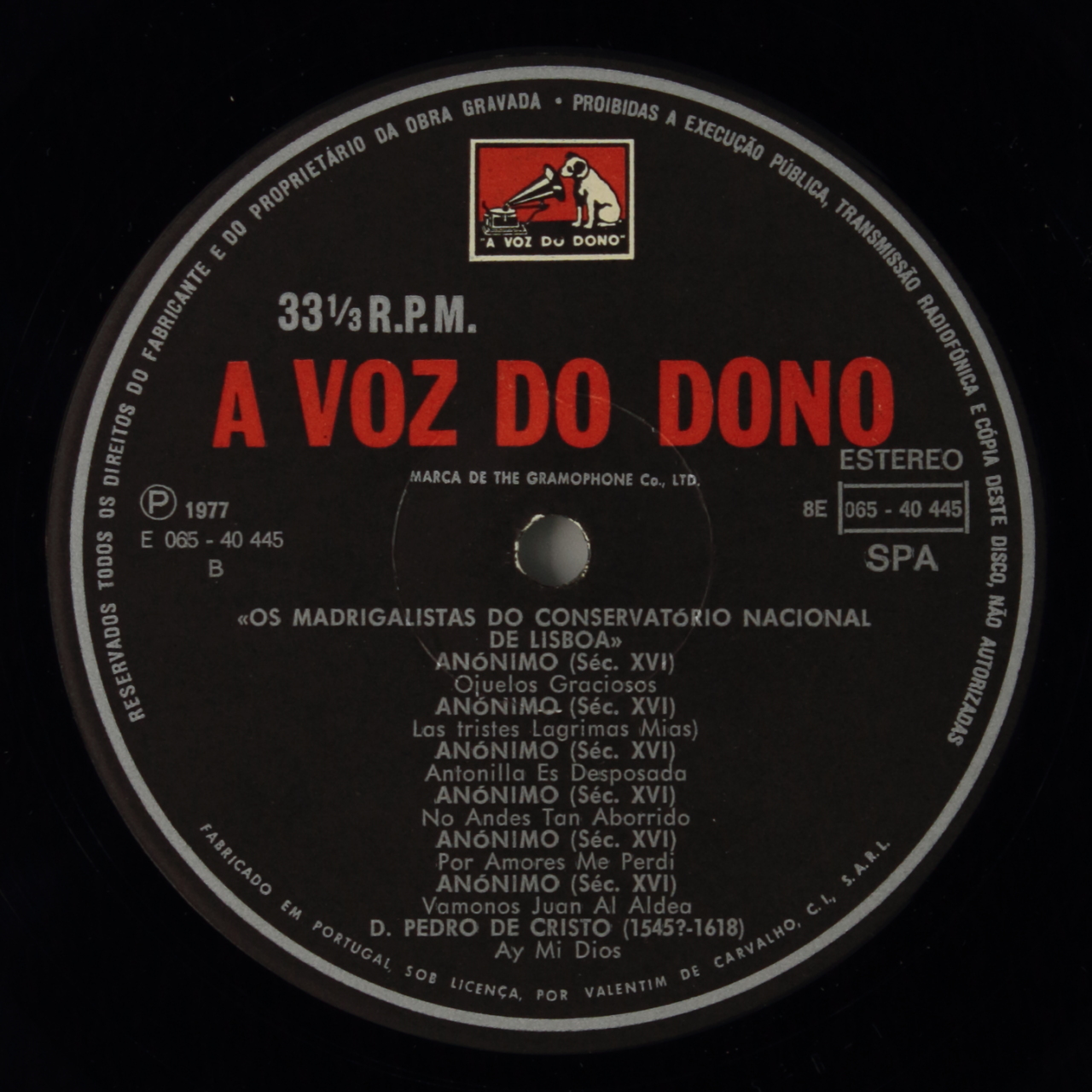 Música polifónica dos séculos XVI, XVII e XVIII