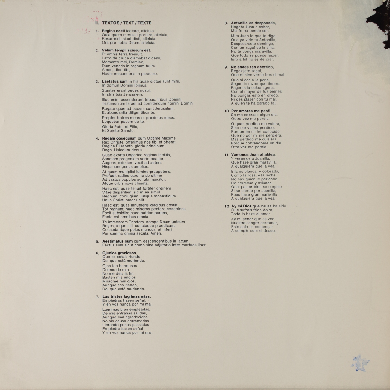 Música polifónica dos séculos XVI, XVII e XVIII