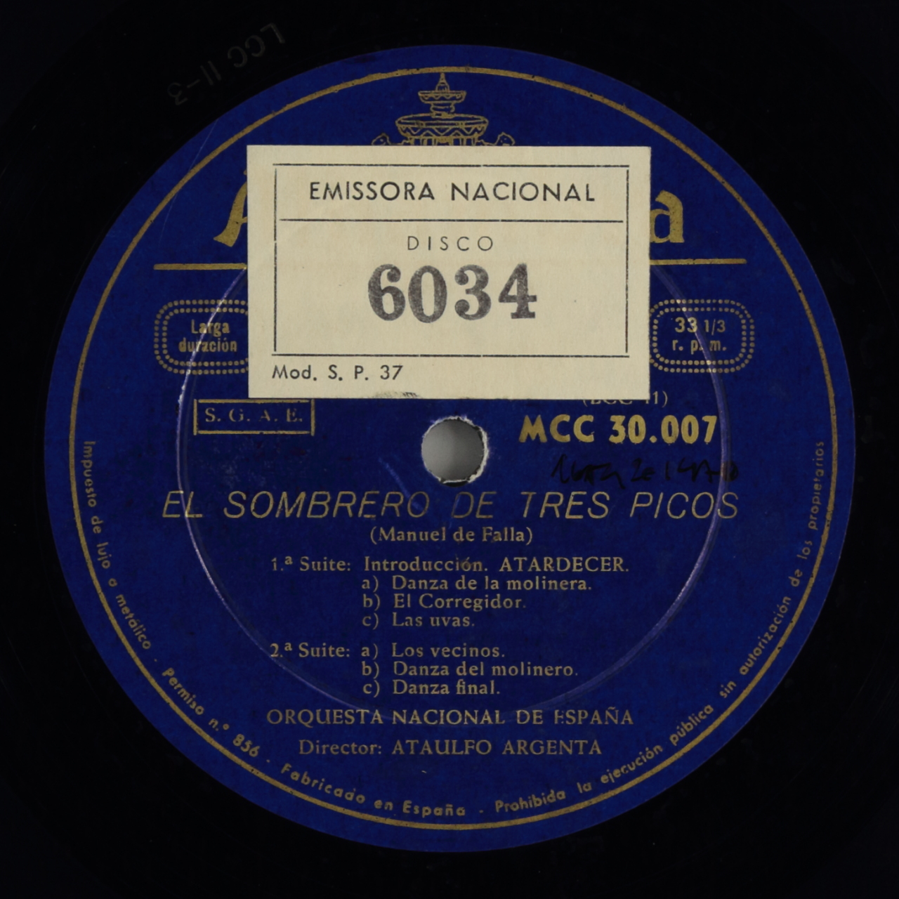 Falla: El sombrero de tres picos / Turina: Sinfonia sevillana