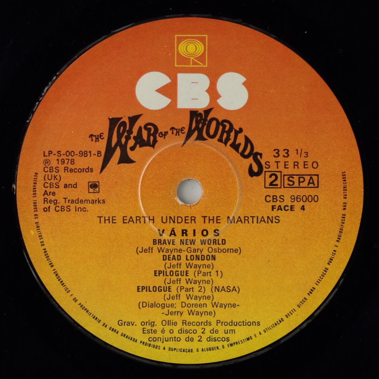 Jeff Waynes Musical Version of the War of the Worlds