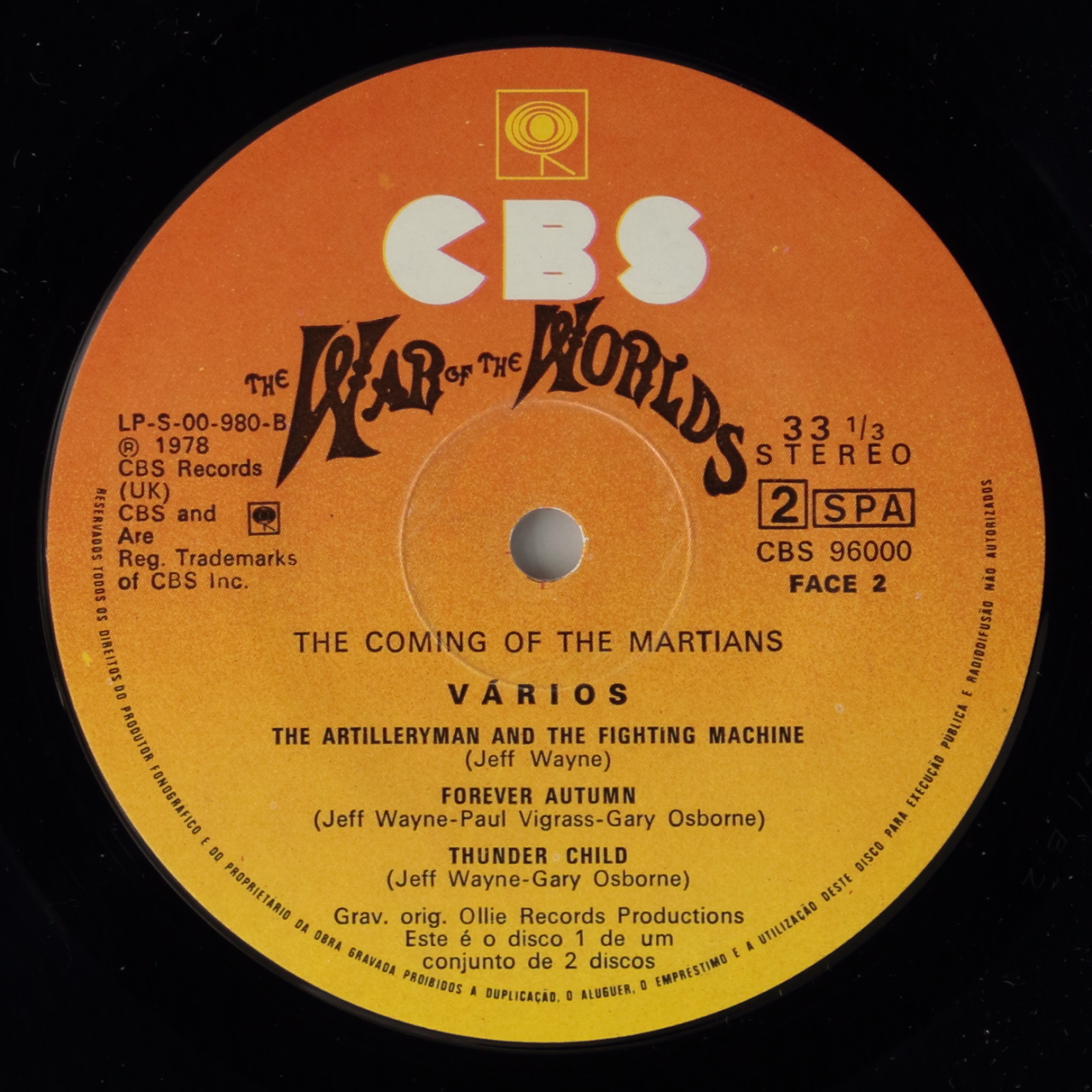 Jeff Waynes Musical Version of the War of the Worlds