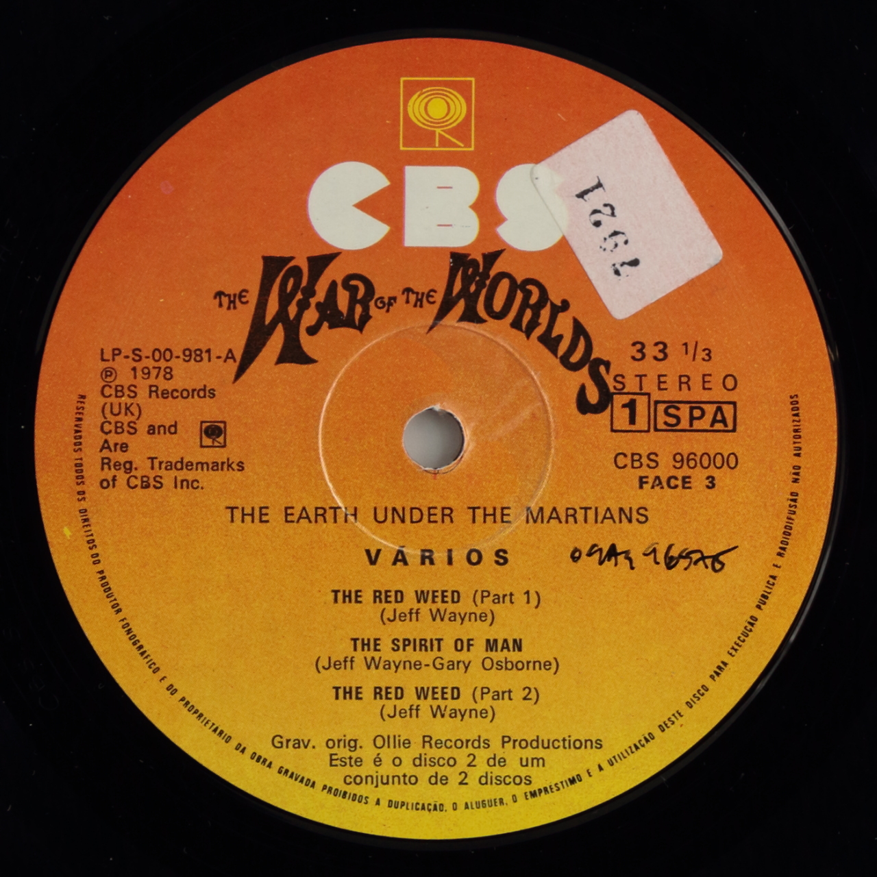 Jeff Waynes Musical Version of the War of the Worlds