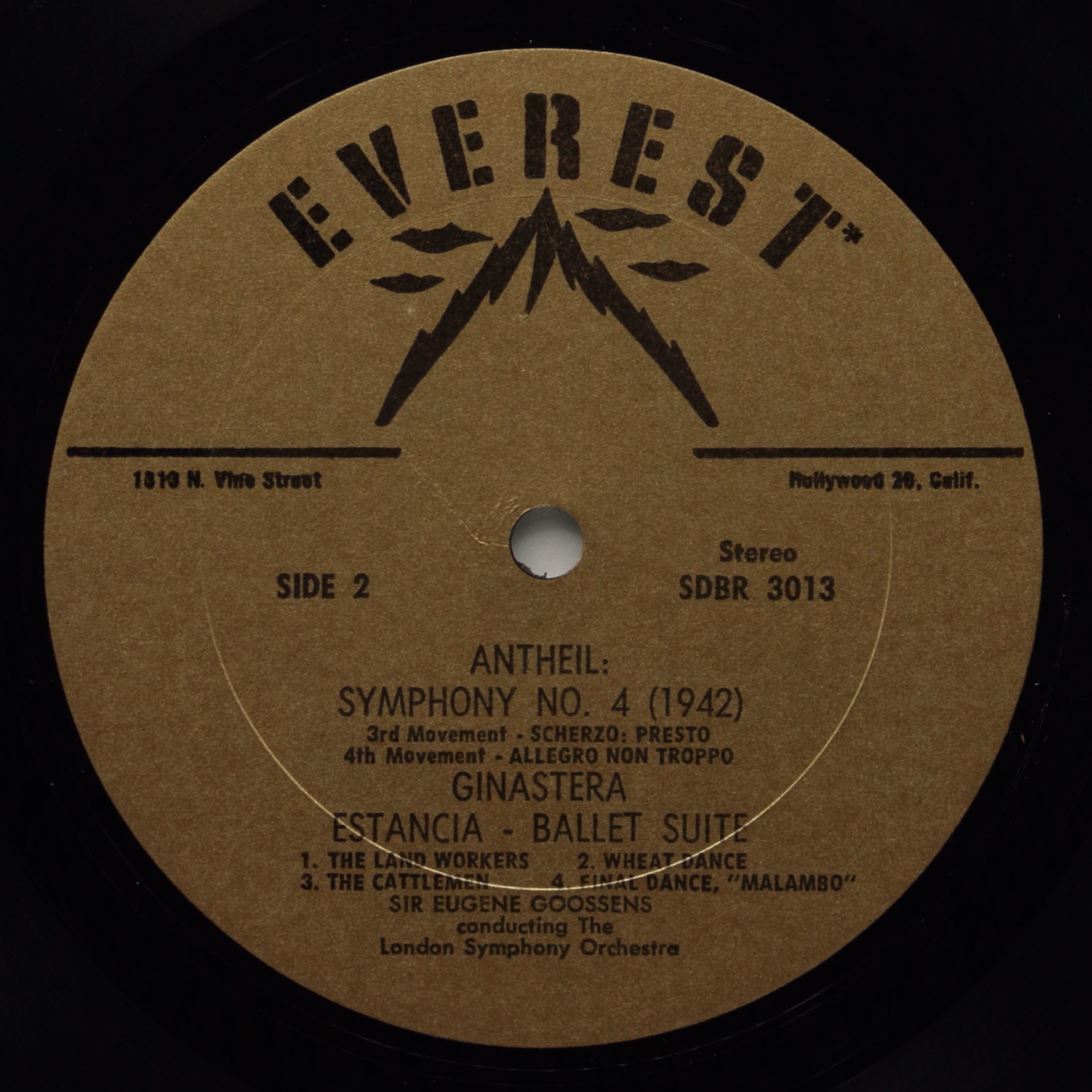 Antheil: Symphony No. 4 / Ginastera: Estancia Ballet Suite
