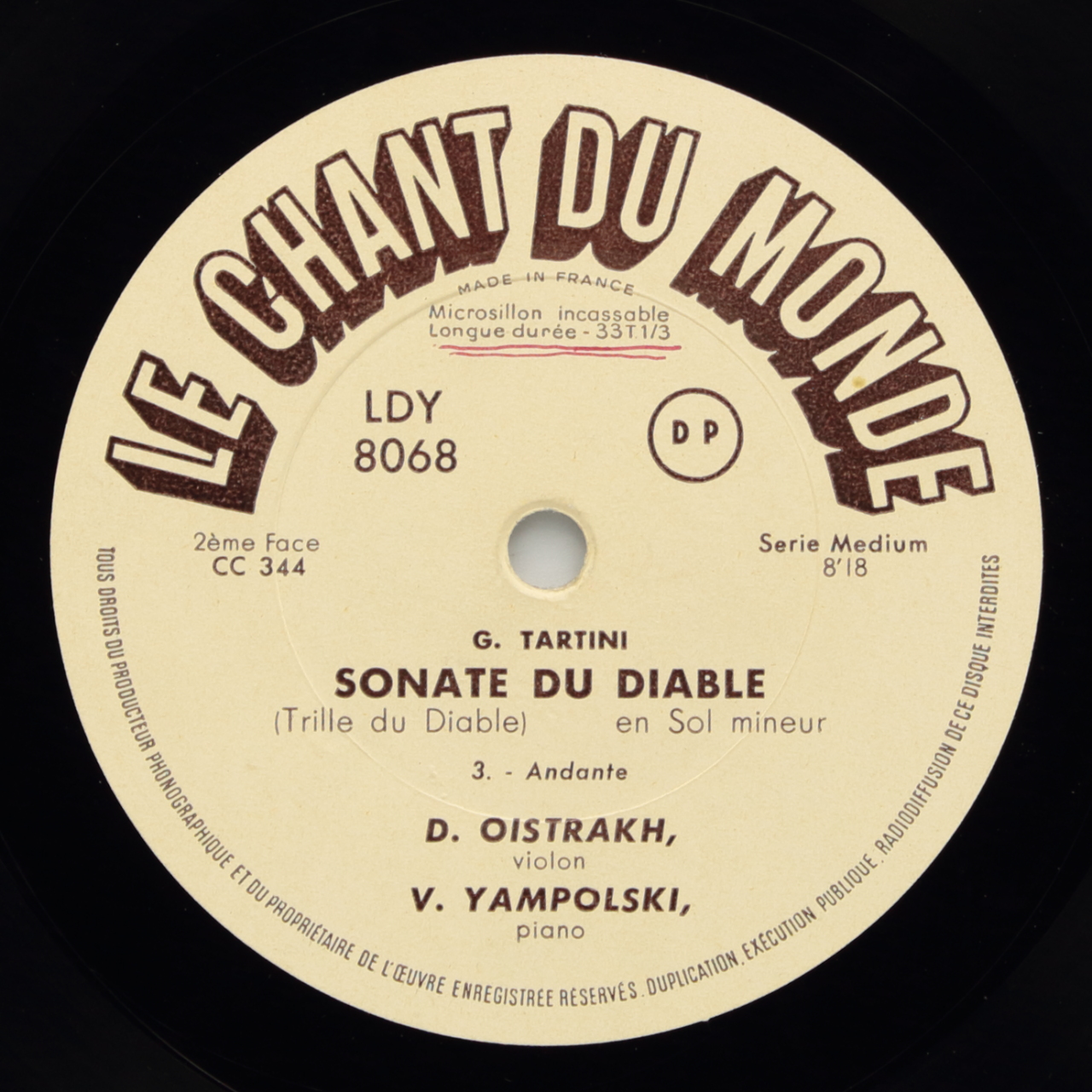 Tartini: Sonate du diable
