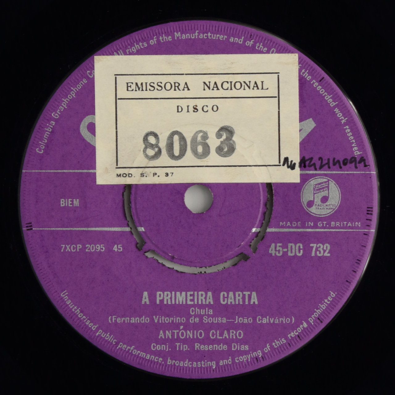 A primeira carta