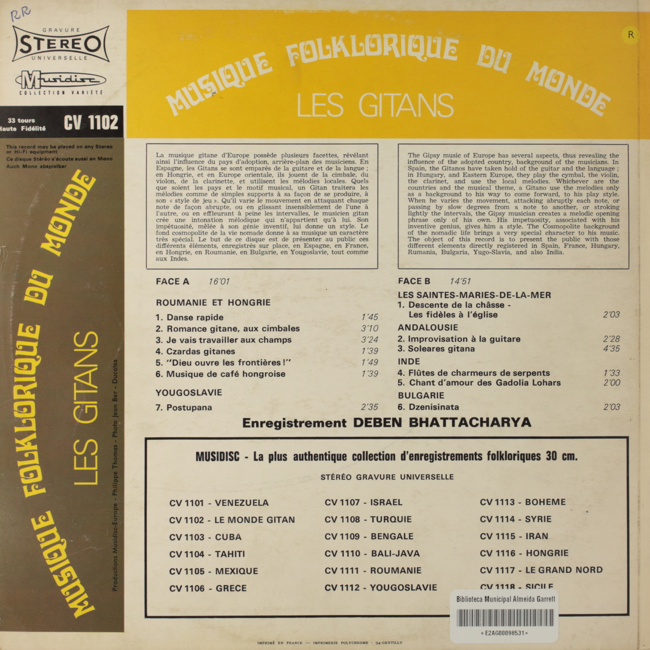 Musique Folklorique du Monde - Les Gitans