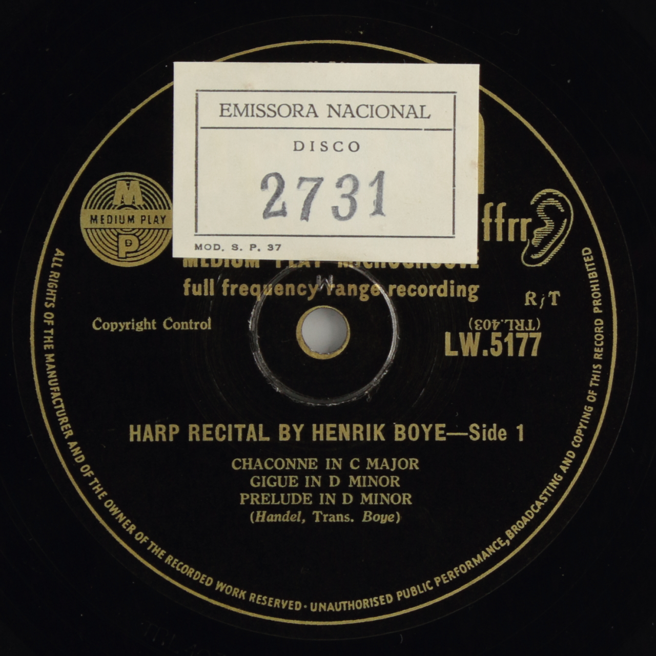 Harp Recital