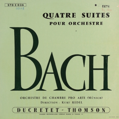 Bach: Quatre suites pour orchestre