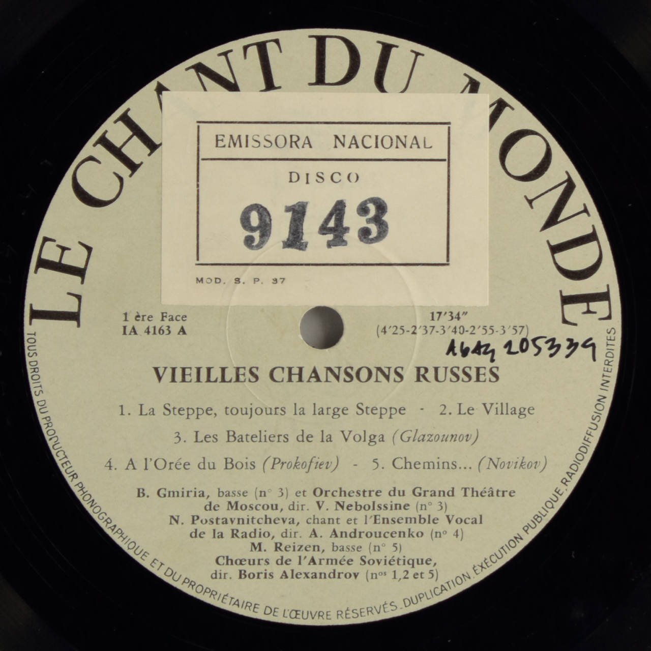 Vieilles Chansons Russes