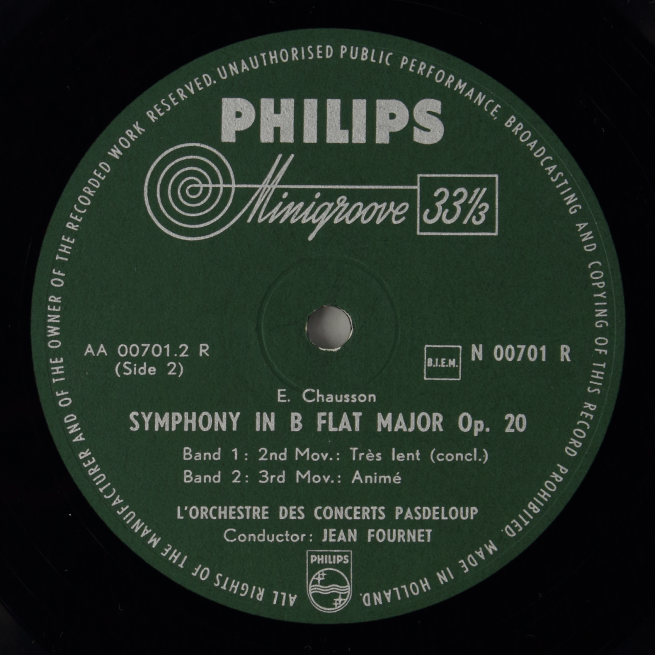 Chausson: Symphony in B Flat Major Opus 20
