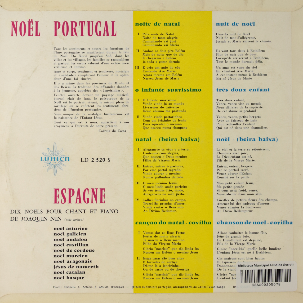 Noel: Portugal et Espagne