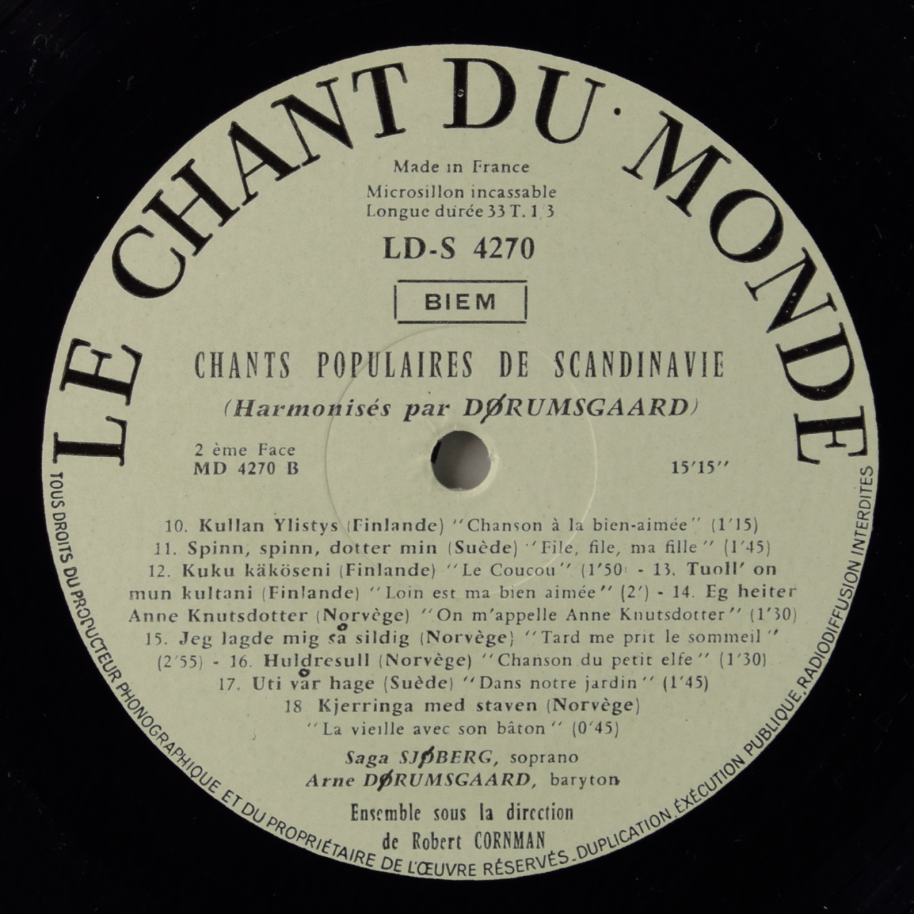 Chants populaires de Scandinavie