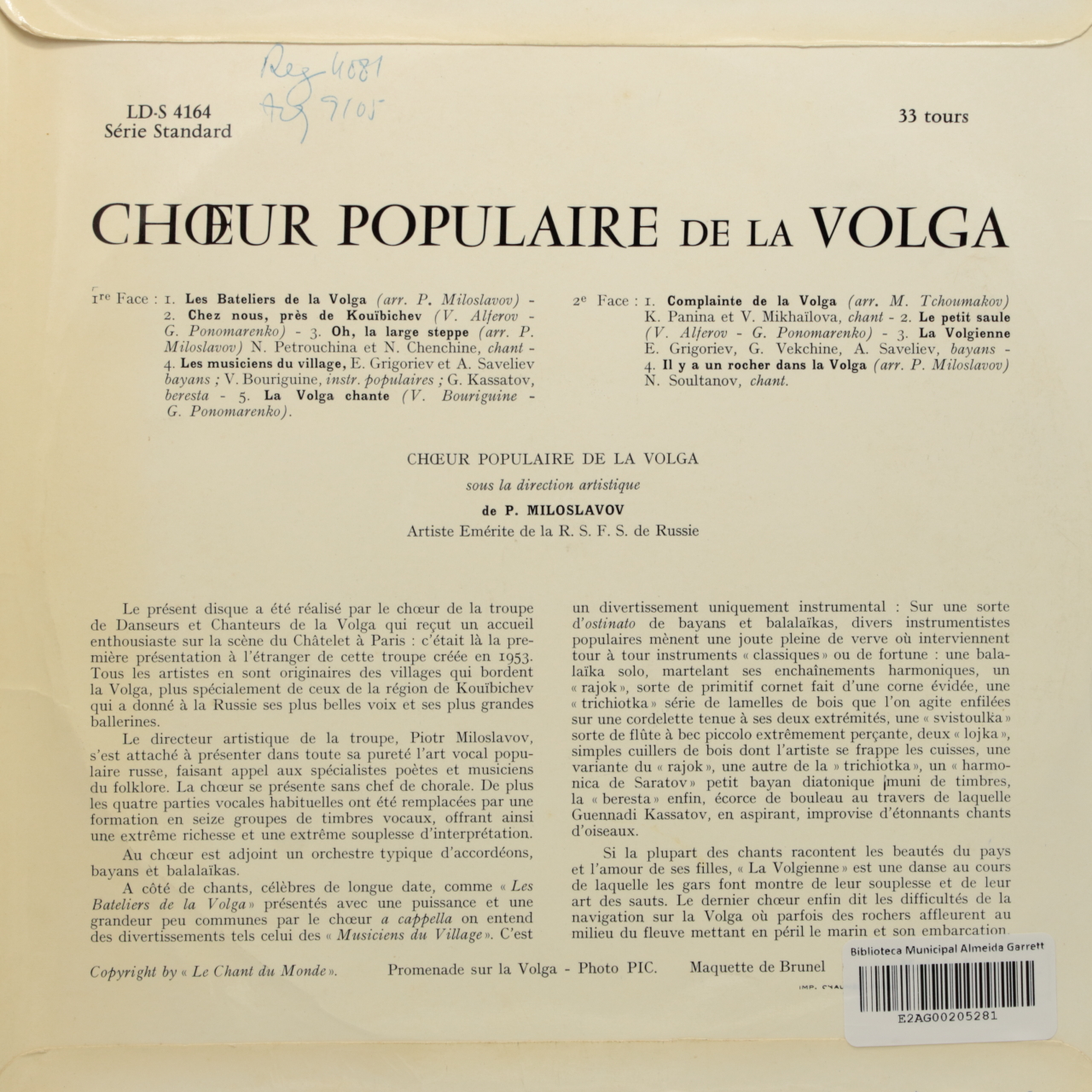 Choeurs de la Volga