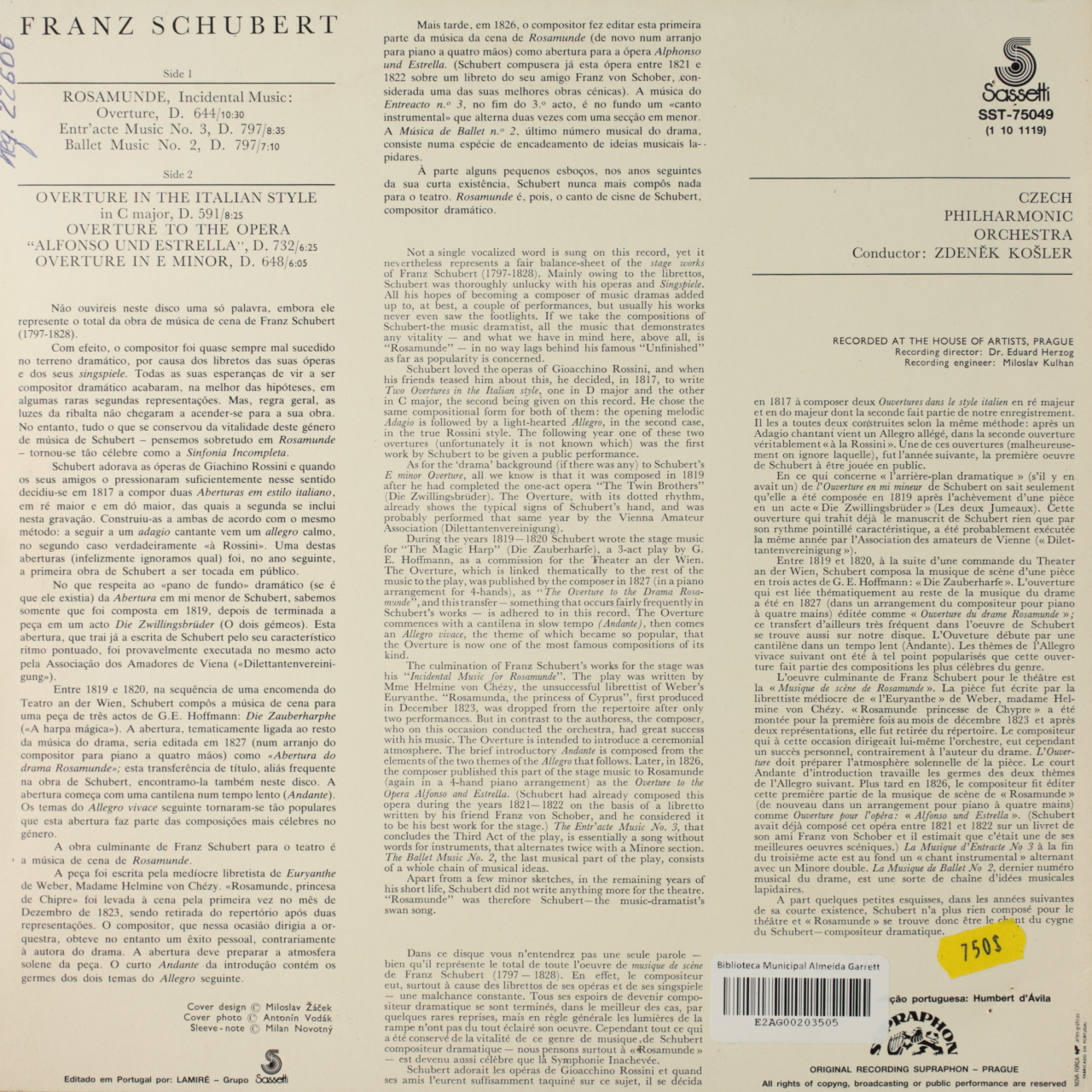 Schubert: Rosamunde/Overtures