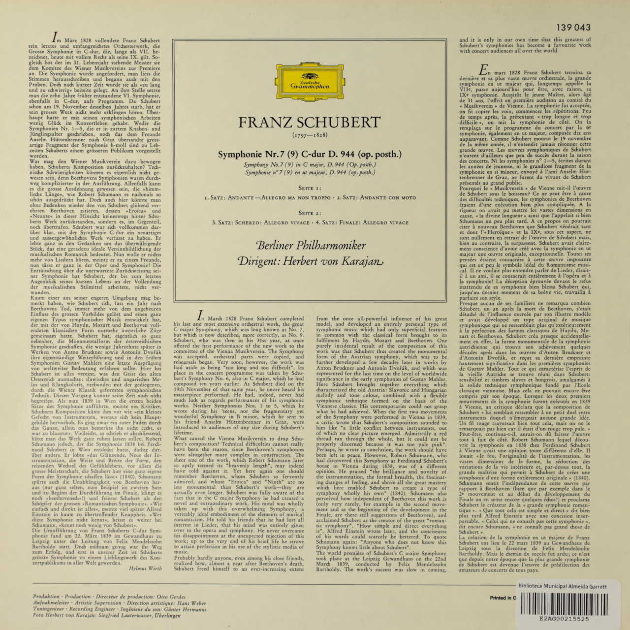 Schubert: Symphonie Nr. 7 (9)