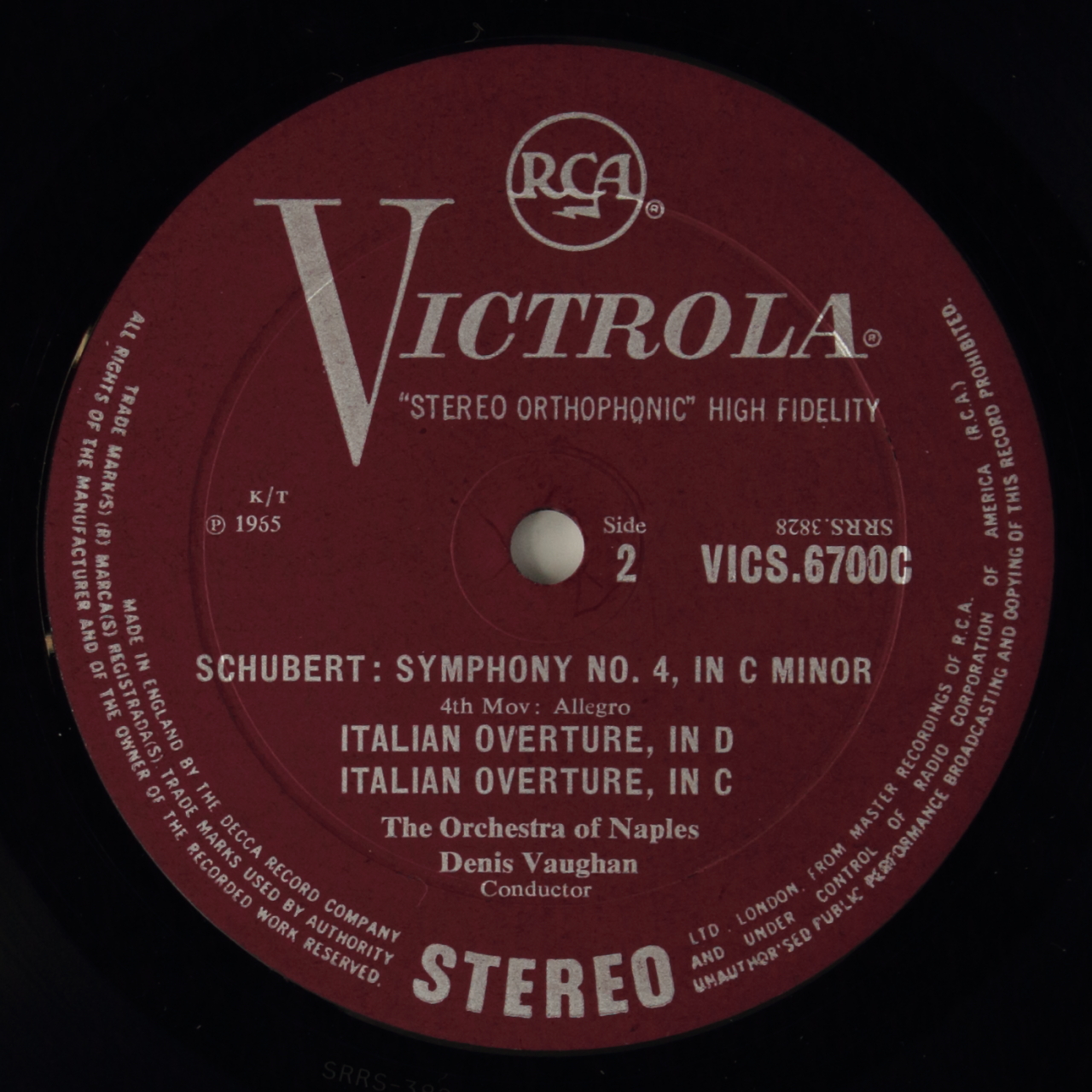 Schubert: Symphony No. 4/Two Italian Overtures