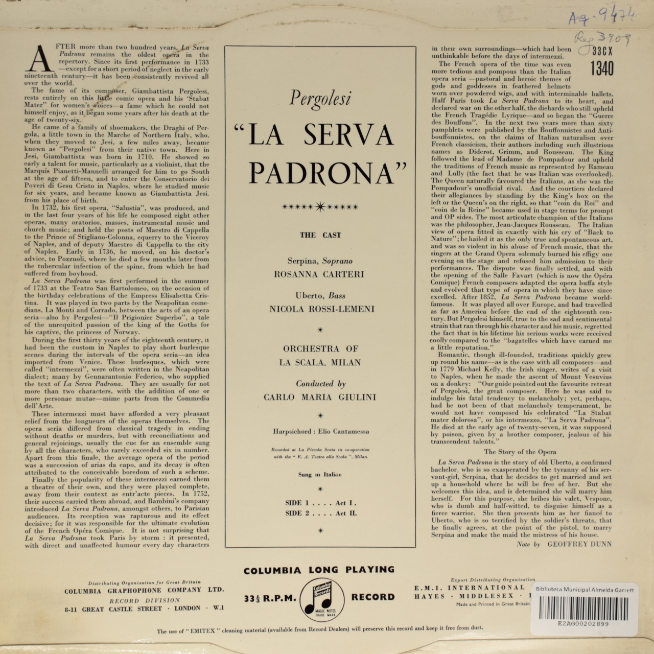 Pergolesi: La Serva Padrona